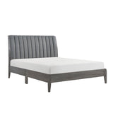 Dade Gray Queen Platform Bed - Ornate Home
