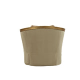 Daesha Chair in Tan Flannel & Antique Gold - Ornate Home