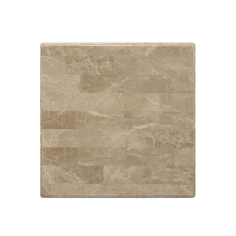 Daesha End Table in Marble/Antique Gold - Ornate Home