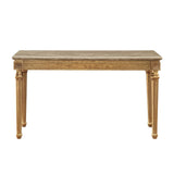 Daesha Sofa Table in Marble/Antique Gold - Ornate Home