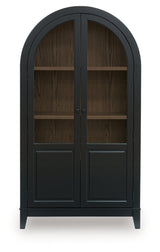Dagandale Black/Natural Accent Cabinet (Online Special Price) - Ornate Home