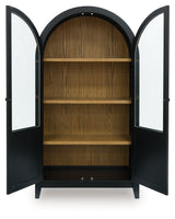 Dagandale Black/Natural Accent Cabinet (Online Special Price) - Ornate Home