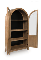 Dagandale Natural/Black Accent Cabinet - Ornate Home
