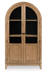 Dagandale Natural/Black Accent Cabinet - Ornate Home