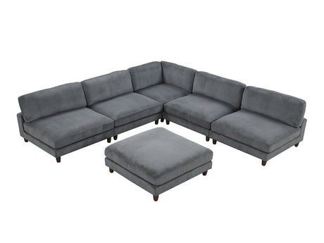 Dagenham Gray Sectional - Ornate Home