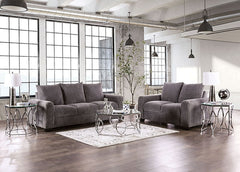 Dagmar Gray Loveseat - Ornate Home