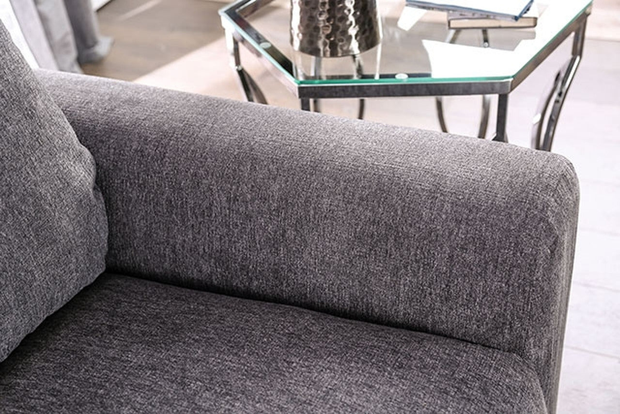 Dagmar Gray Loveseat - Ornate Home