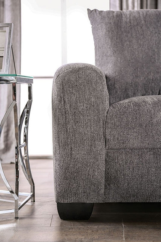 Dagmar Gray Loveseat - Ornate Home