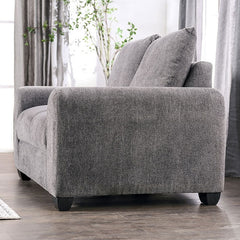 Dagmar Gray Loveseat - Ornate Home