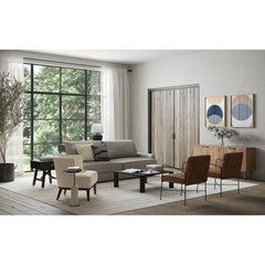 Dagwood Brown Leather Armchair - Ornate Home