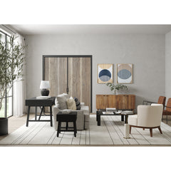 Dagwood Brown Leather Armchair - Ornate Home