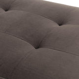 Dahlia Gold/Brown Velvet Accent Bench - Ornate Home