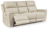 Dahlmoore Almond Power Reclining Sofa and Loveseat (Online Special Price) - Ornate Home