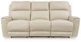Dahlmoore Almond Power Reclining Sofa and Loveseat - Ornate Home