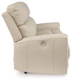 Dahlmoore Almond Power Reclining Sofa and Loveseat - Ornate Home