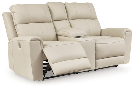 Dahlmoore Almond Power Reclining Sofa and Loveseat - Ornate Home
