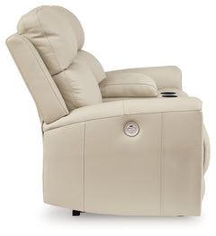 Dahlmoore Almond Power Reclining Sofa and Loveseat - Ornate Home