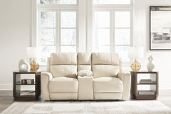 Dahlmoore Almond Power Reclining Sofa and Loveseat - Ornate Home