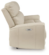 Dahlmoore Almond Power Reclining Sofa and Power Recliner - Ornate Home