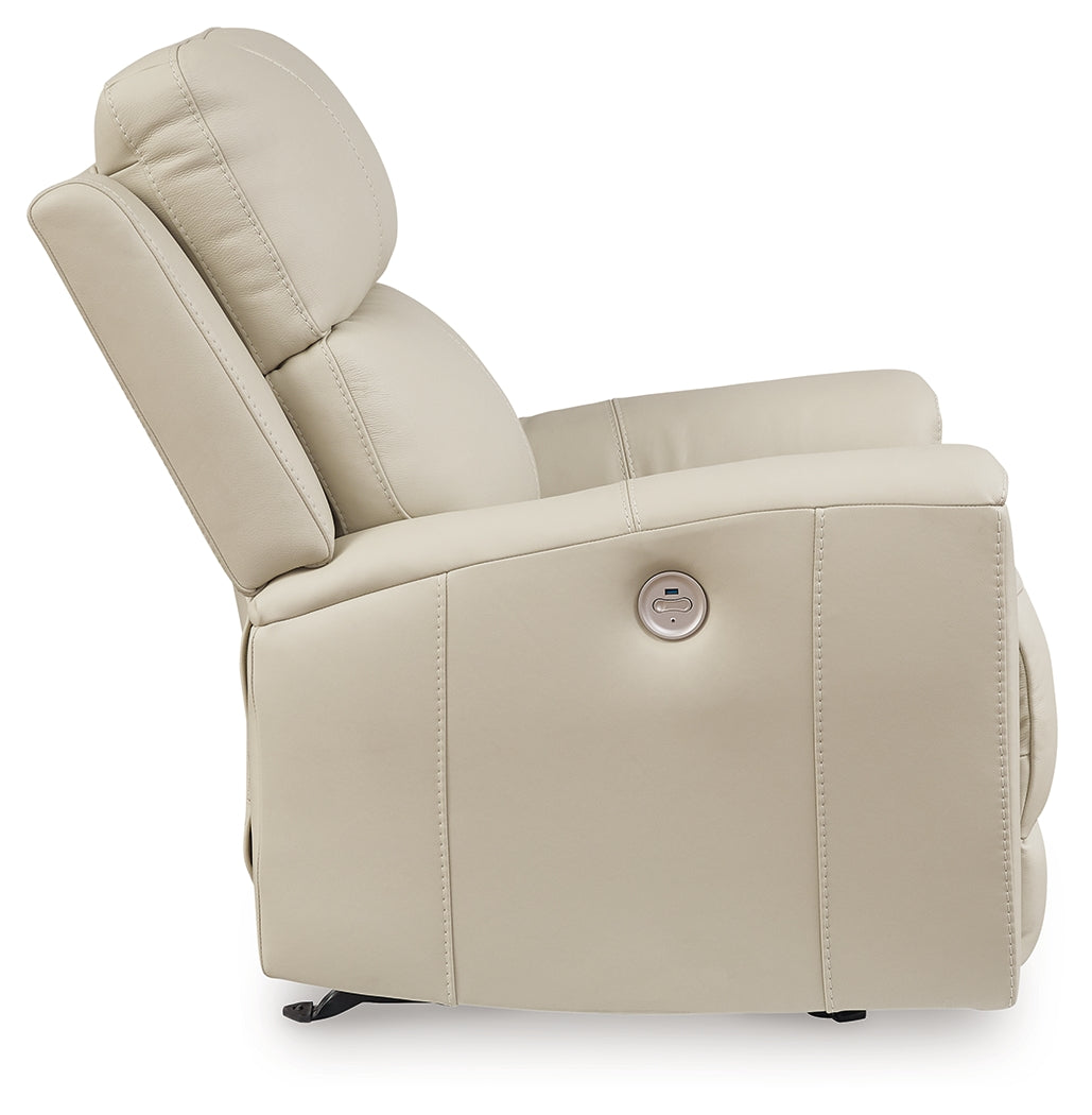 Dahlmoore Almond Power Rocker Recliner - Ornate Home