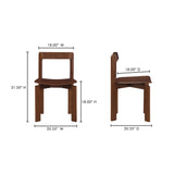 Daifuku Brown Dining Chair (Set of 2) - Ornate Home