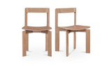 Daifuku Brushed Natural Oak Dining Chair (Set of 2) - Ornate Home