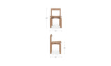 Daifuku Brushed Natural Oak Dining Chair (Set of 2) - Ornate Home
