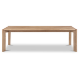 Daifuku Brushed Natural Oak Large Dining Table - Ornate Home