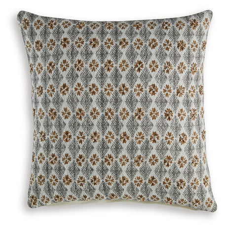 Dainwick White/Gray/Brown Pillow - Ornate Home