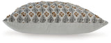 Dainwick White/Gray/Brown Pillow - Ornate Home