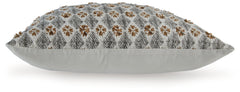 Dainwick White/Gray/Brown Pillow - Ornate Home