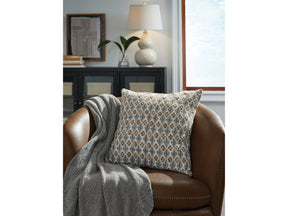 Dainwick White/Gray/Brown Pillow (Set of 4) - Ornate Home