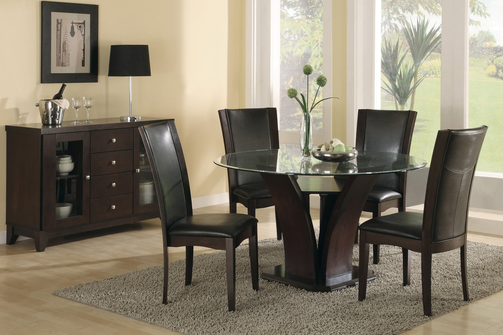 Daisy Brown Side Chair (Set of 2) - Ornate Home