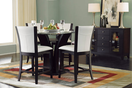 Daisy Espresso Counter Height Table - Ornate Home