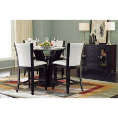 Daisy Espresso Counter Height Table - Ornate Home