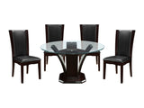 Daisy Espresso-/ Dark Brown 5-piece Dinig Table Set - Ornate Home