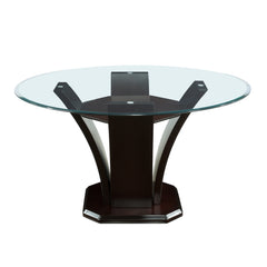 Daisy Espresso-/ Dark Brown 5-piece Dinig Table Set - Ornate Home
