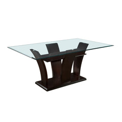 Daisy Espresso-/ Dark Brown 5-piece Dinig Table Set - Ornate Home