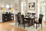 Daisy Espresso Dining Table - Ornate Home