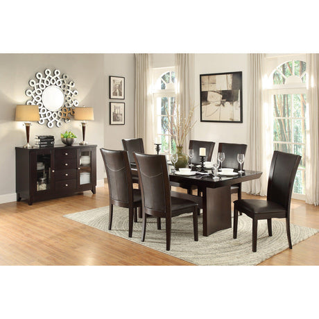 Daisy Espresso Dining Table - Ornate Home