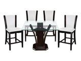 Daisy Espresso-/ White 5-piece Dinig Table Set - Ornate Home