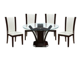 Daisy Espresso-/ White 5-piece Dinig Table Set - Ornate Home