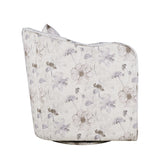 Daisy Multicolor Swivel Accent Chair - Ornate Home