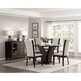 Daisy White/Brown Side Chair (Set of 2) - Ornate Home