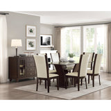Daisy White/Brown Side Chair (Set of 2) - Ornate Home