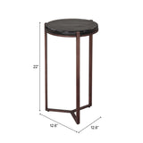 Daiza Bronze Side Table - Ornate Home