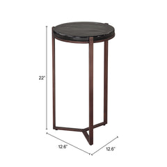 Daiza Bronze Side Table - Ornate Home