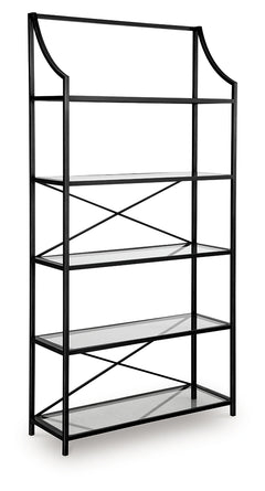 Dakerwell Antique Black Bookcase - Ornate Home