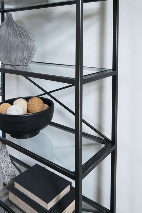 Dakerwell Antique Black Bookcase - Ornate Home