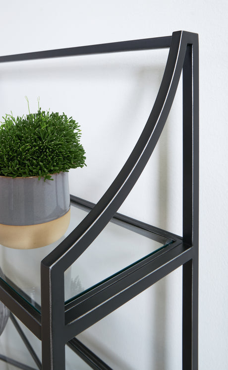 Dakerwell Antique Black Bookcase - Ornate Home